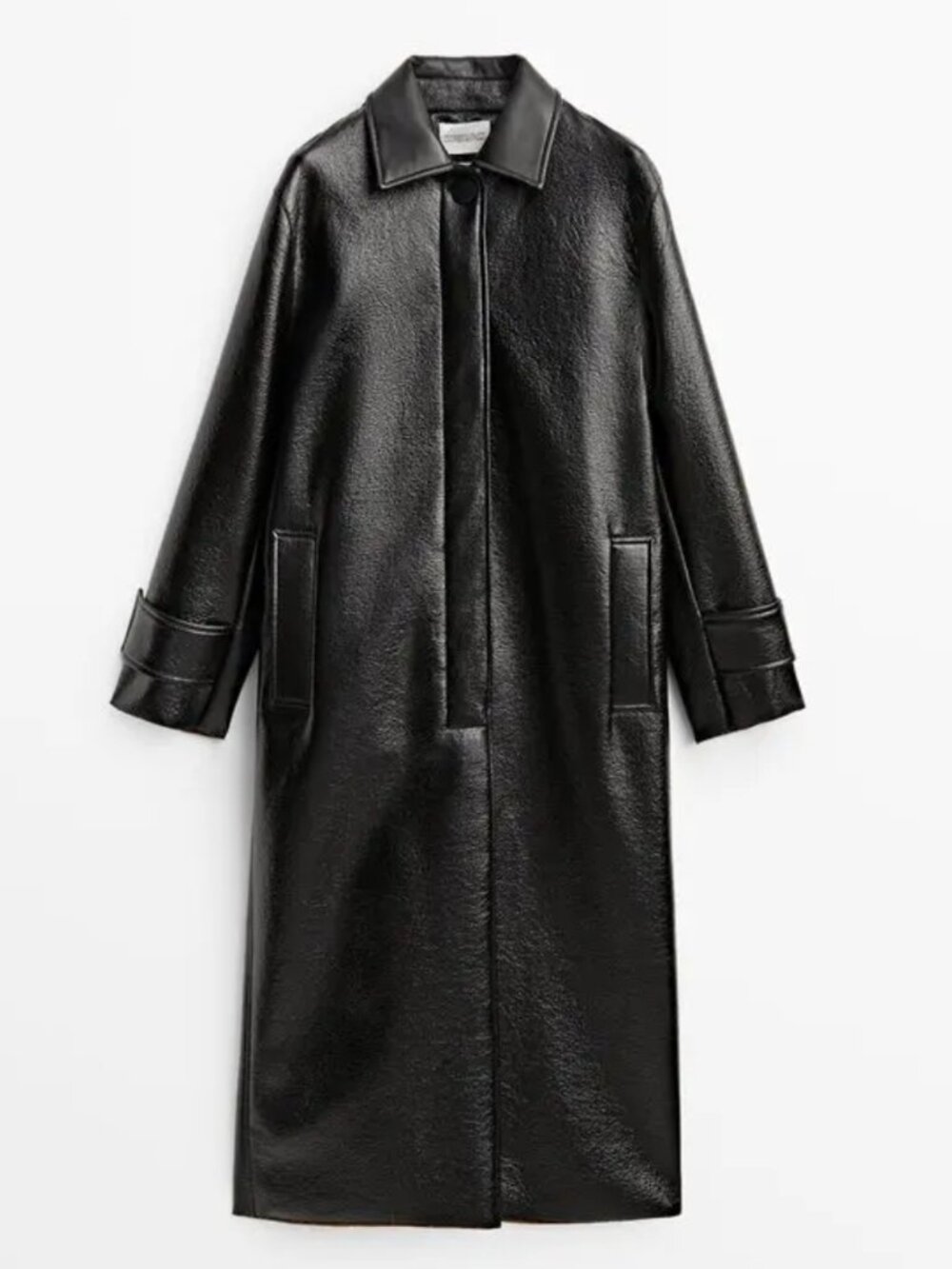Massimo Dutti Limited Edition Patent Trench Coat